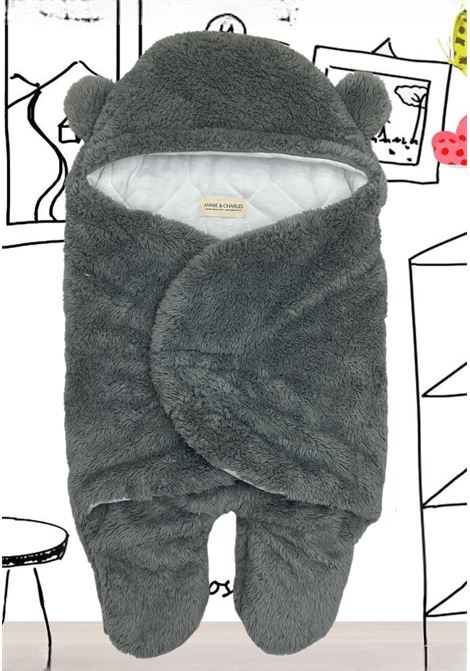 Sacco porrt'anfant orsacchiotto BUSSI BABA | SACCOORSETTOGRIGIO SCURO